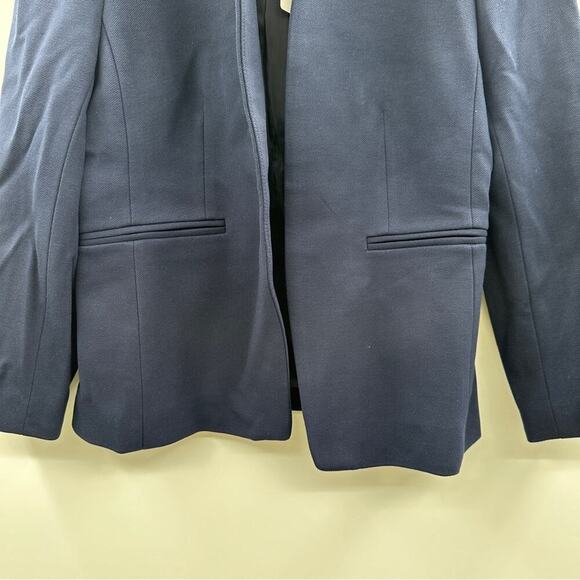 J. Crew‎ Going-Out Long Sleeve Blazer in Stretch Twill in Navy Blue Sz 8P NEW - Picture 5 of 13